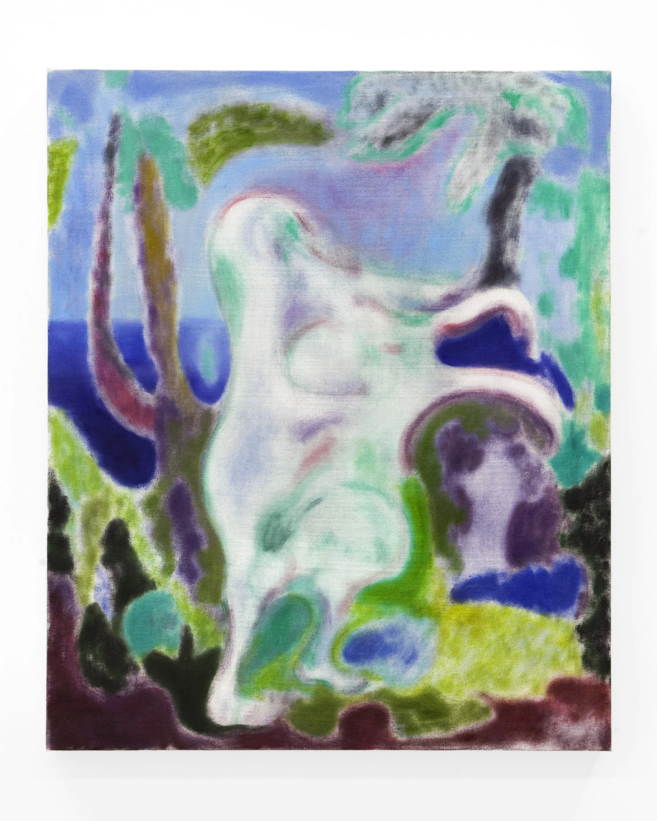 Maja Ruznic - "She Lay Dormant No More" Oil on Canvas. 24 x 20 Inches. 2018.