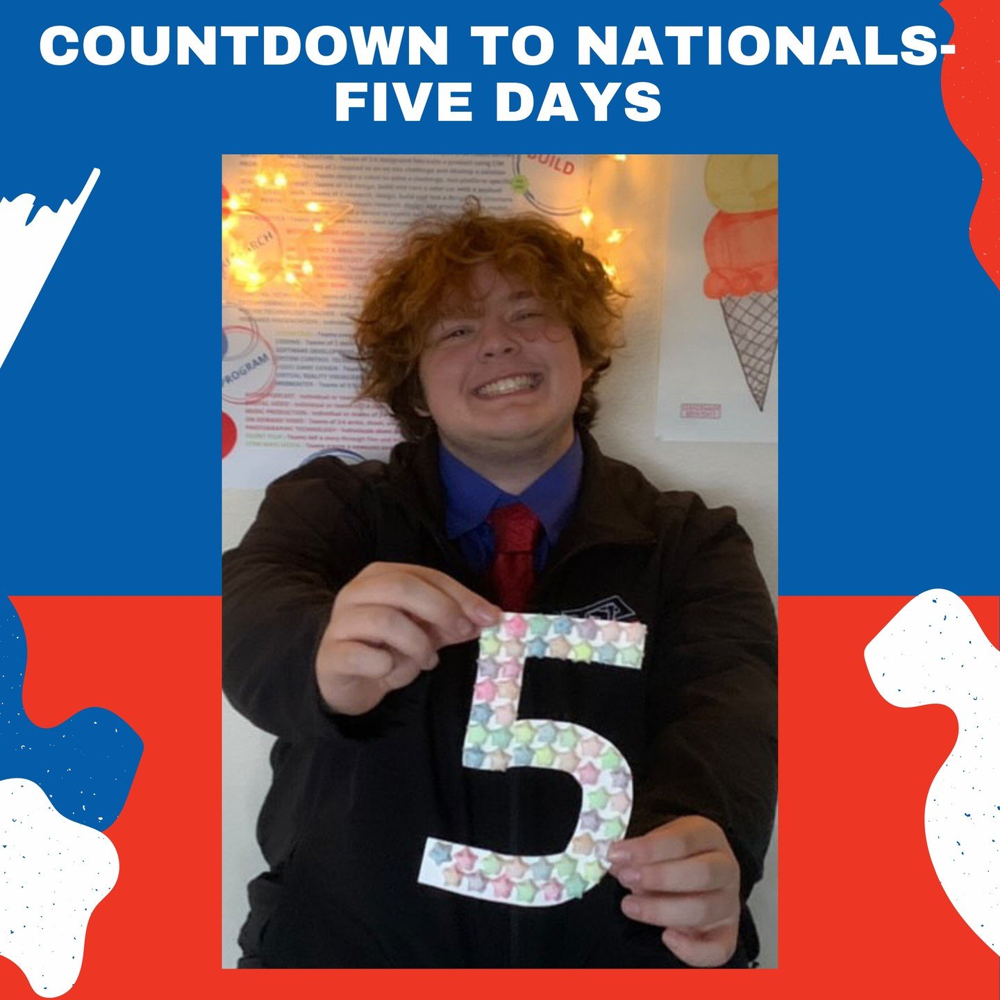 There are only FIVE days until Nationals!! Remember your sunscreen!
