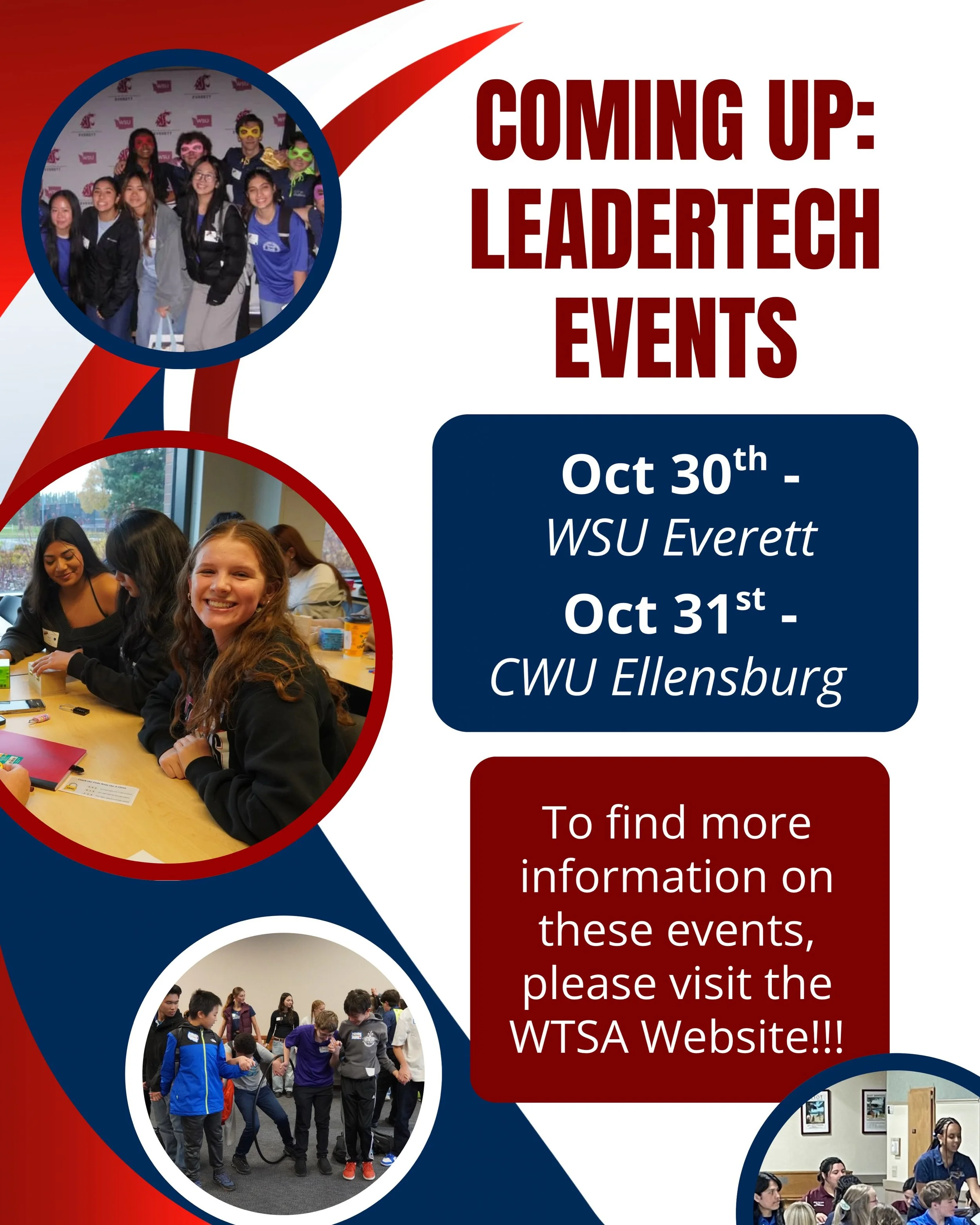 Our LeaderTech events are back this year, and better than ever!! Head to our website to find more details, and get registered!!!