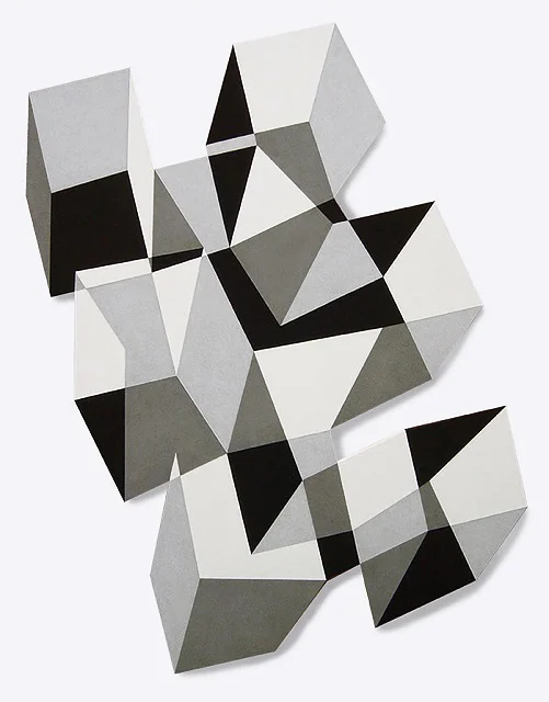 Fig.8 - 'In Sight' Nathan Cohen 2005 Pigment and Casein on Cut Panel
