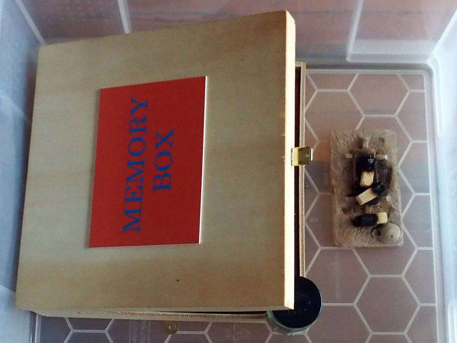 Image 8 - Memory Box - Smoking the box with piñon incense