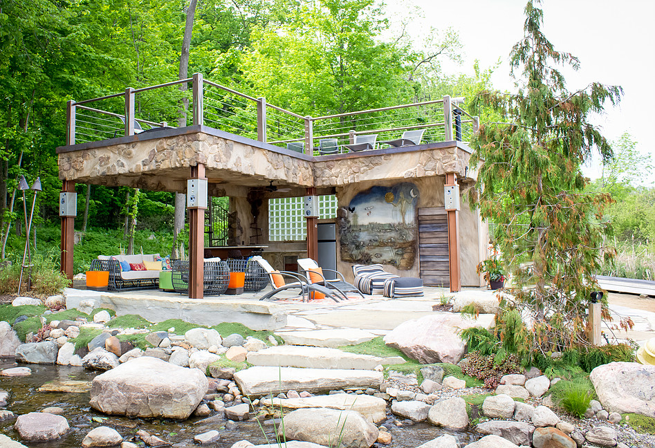 Residential. Custom outdoor kitchen