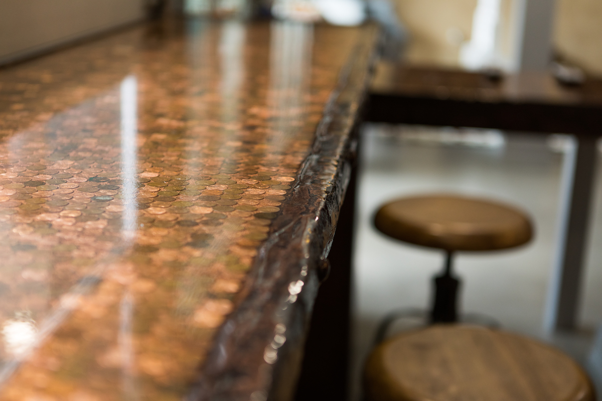 Custom Penny Top Bar