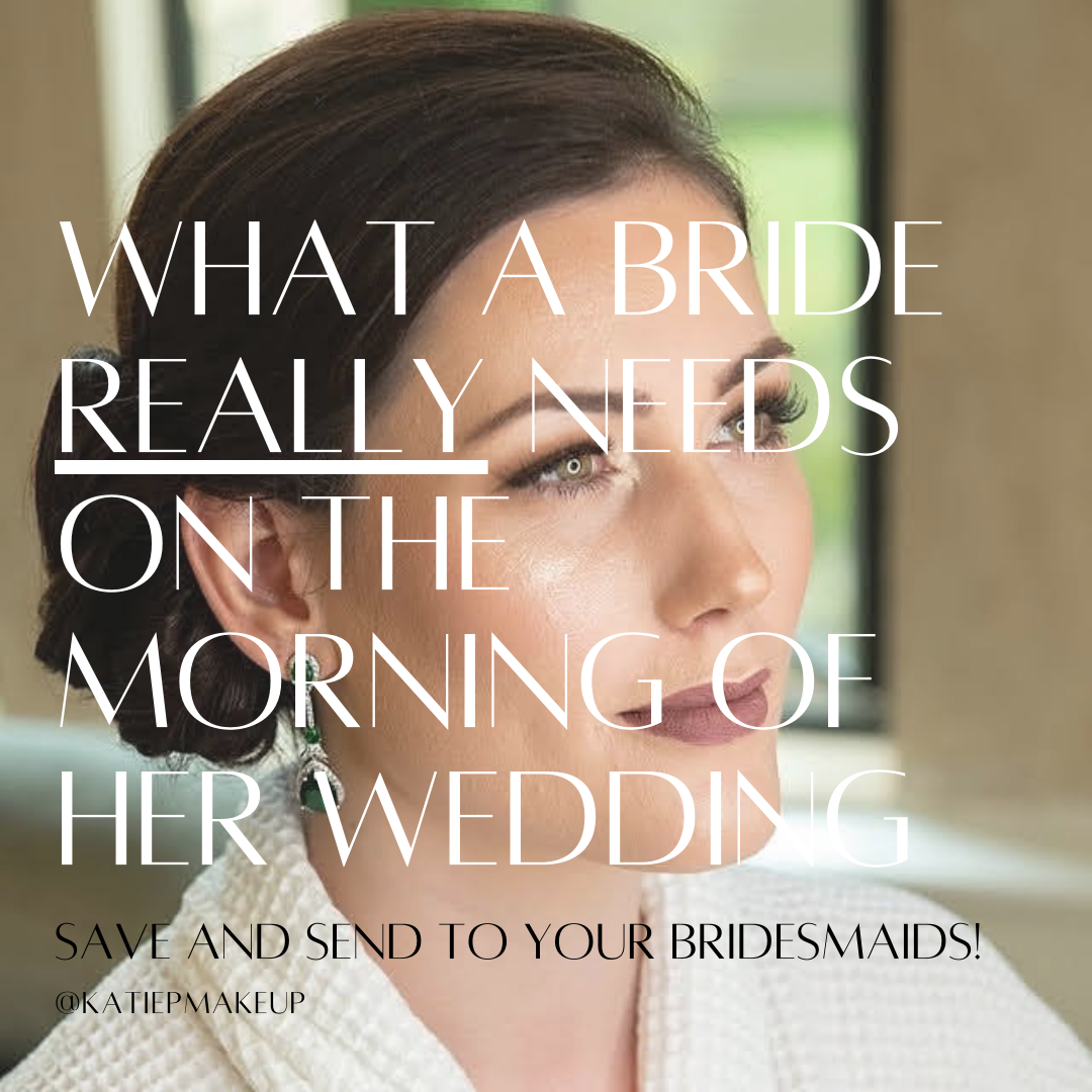 What a bride REALLY needs...