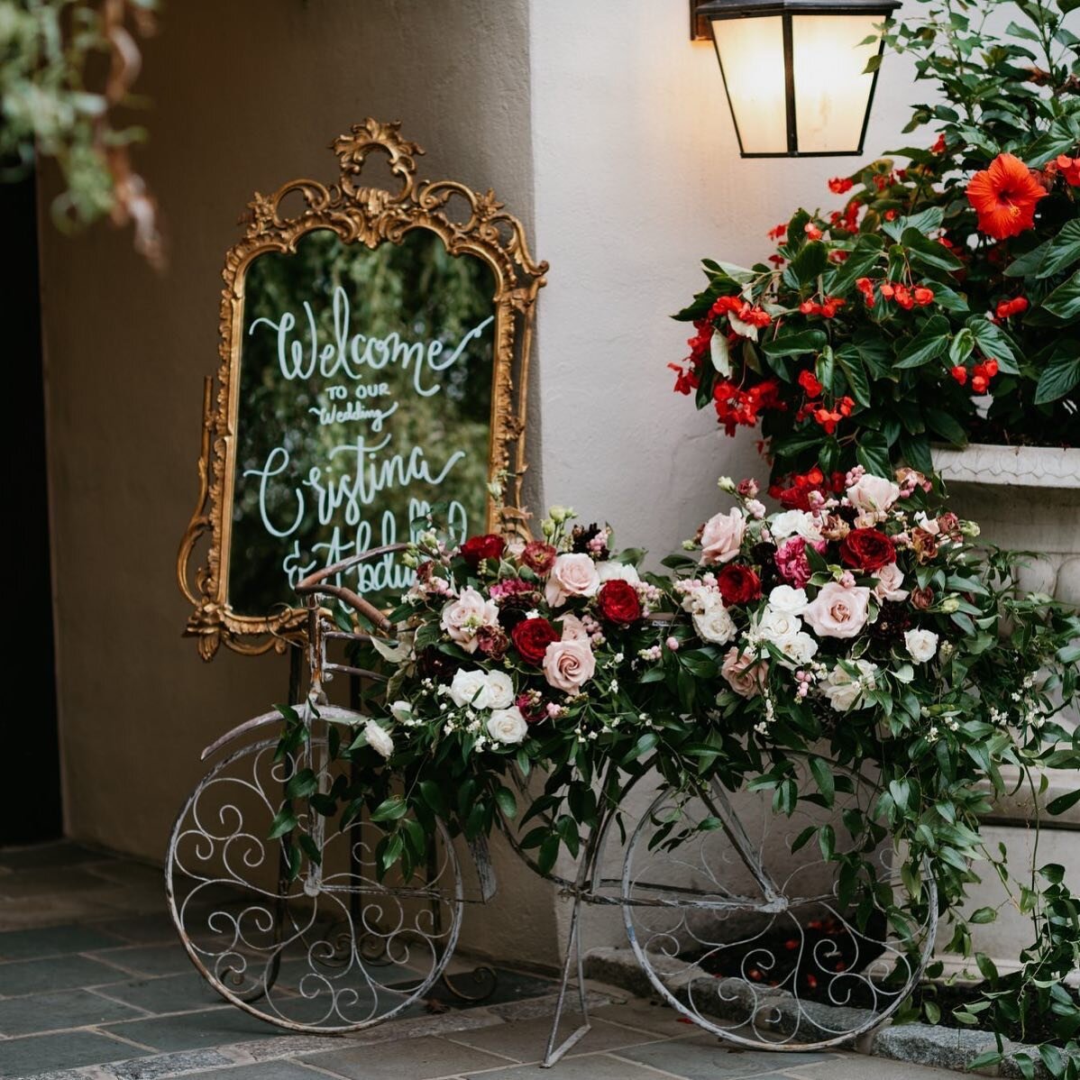 First impressions @hotelduvillage #weddingrentals #grandentrance #weddingdecor #weddingprops #wedding #welcomesign #weddinginspiration #weddingflorals