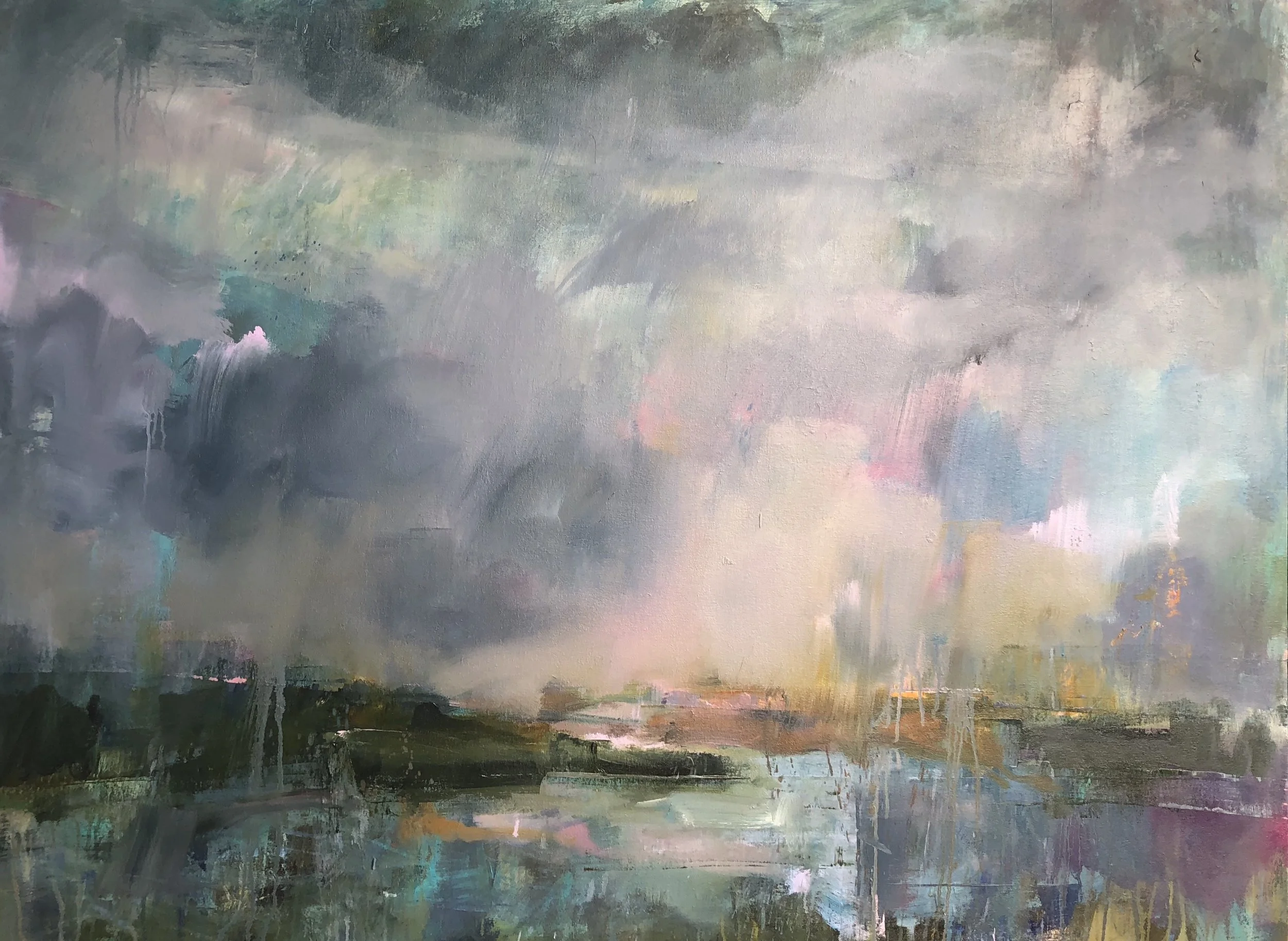 THE MAGIC HOUR / OIL ON CANVAS / 40 X 48 IN / AVAILABLE THROUGH LAA ART COLLECTIVE