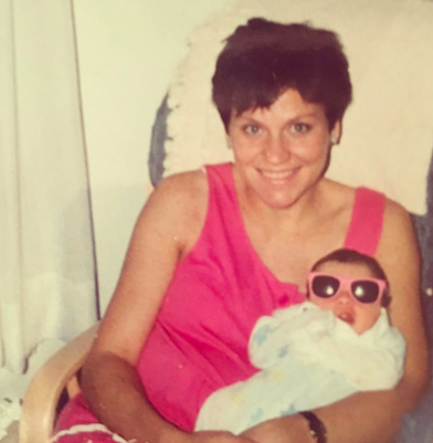 My mom and I - Clearly from birth I was destined for a sunshine-filled life. 😎