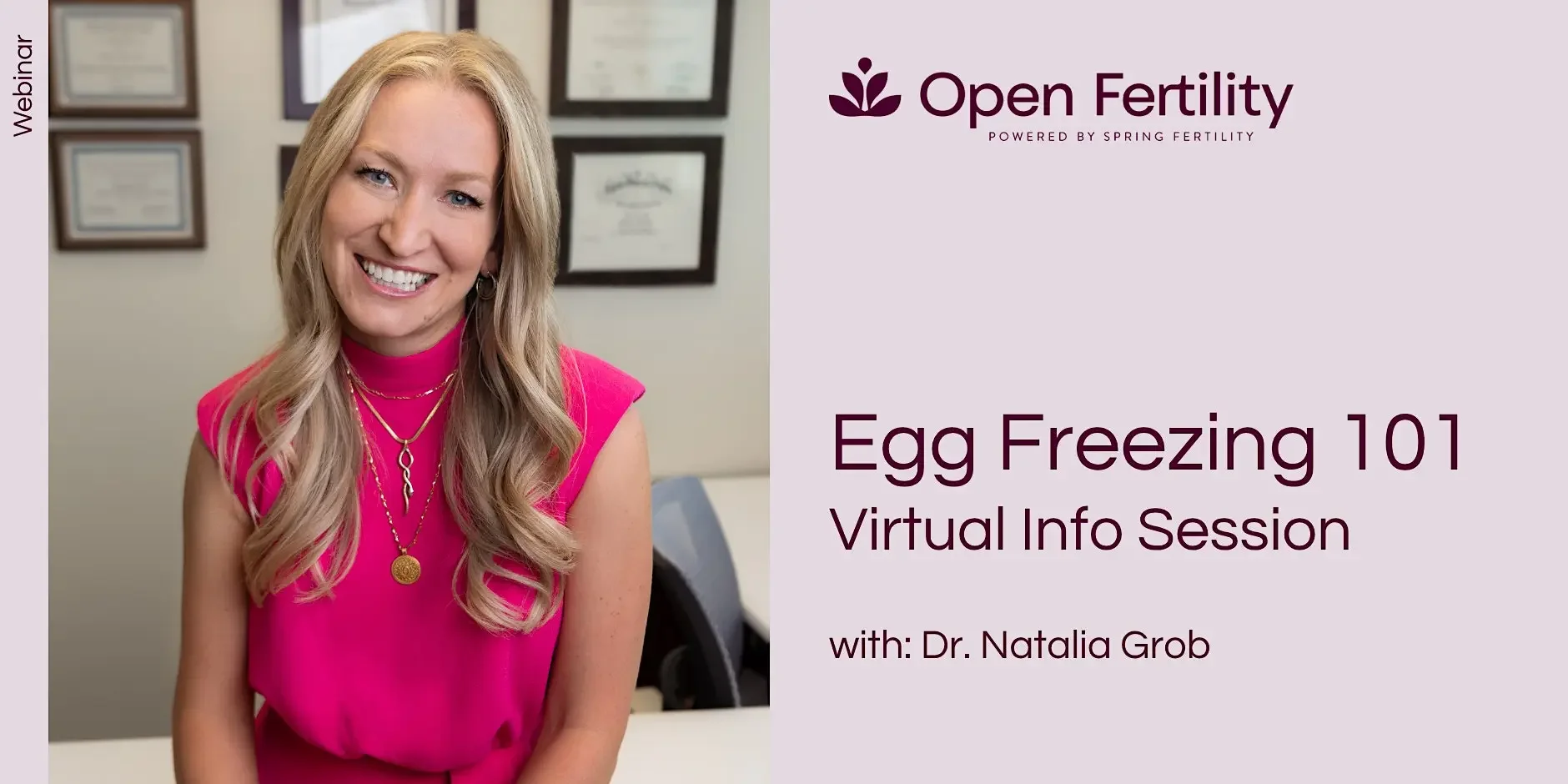 Egg Freezing 101 Virtual Info Session