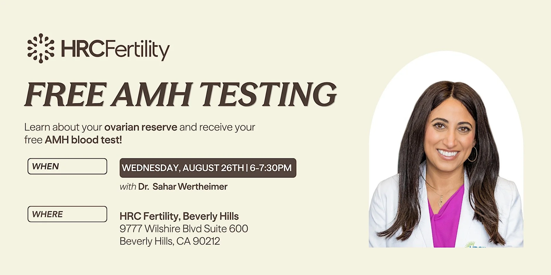 Free Fertility Testing in Beverly Hills