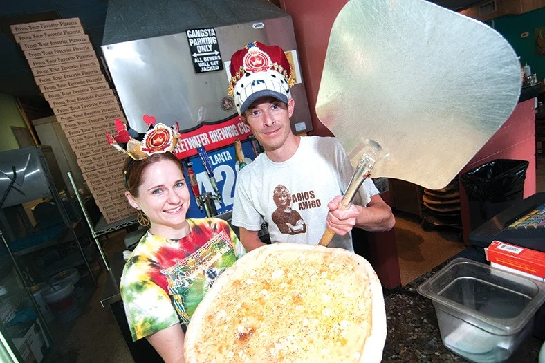 Moon River Pizza in Fernandina Beach, Florida on Amelia Island.