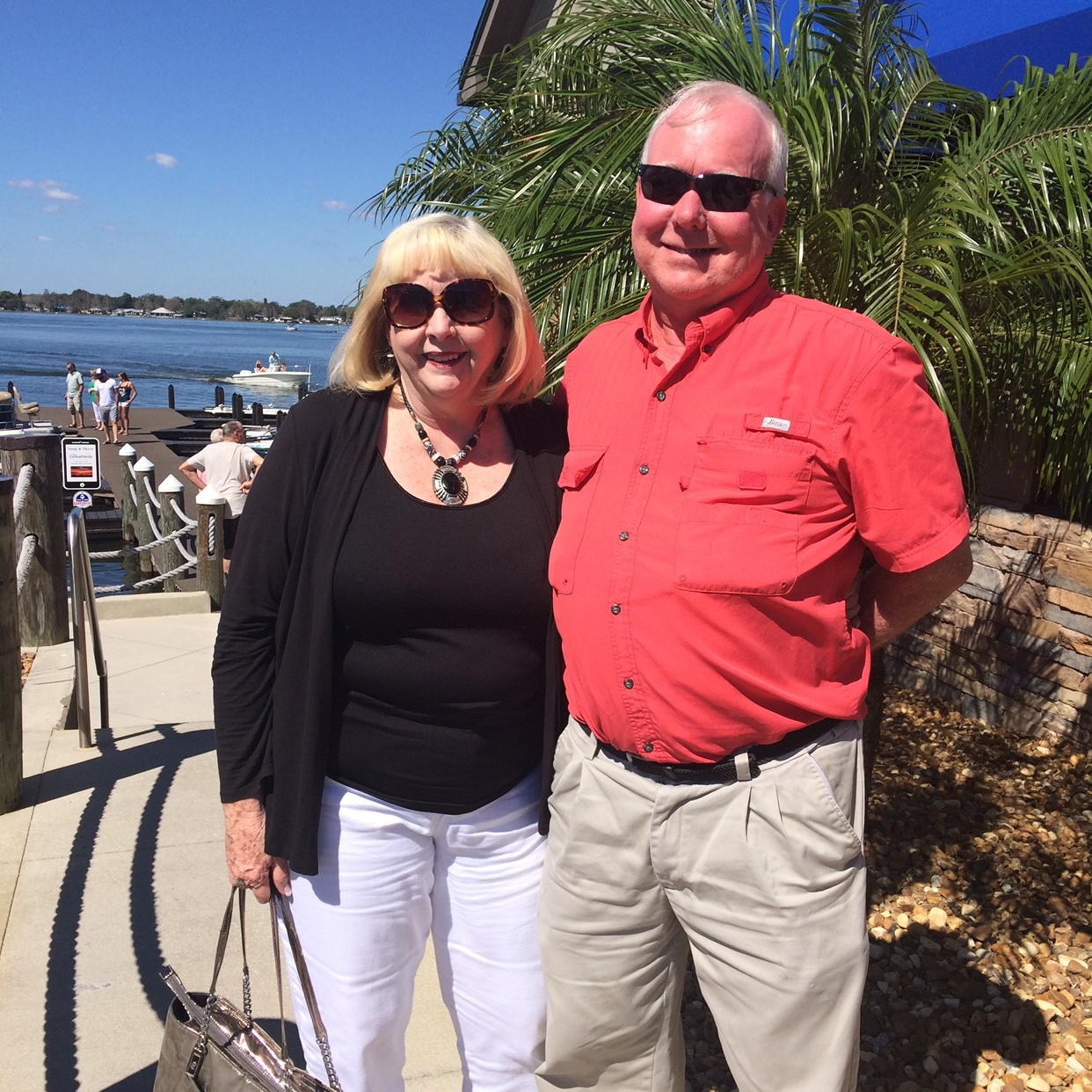 Lynn and Steve Hilker, proprietors of the Seaside Escape in Fernandina Beach, Florida.