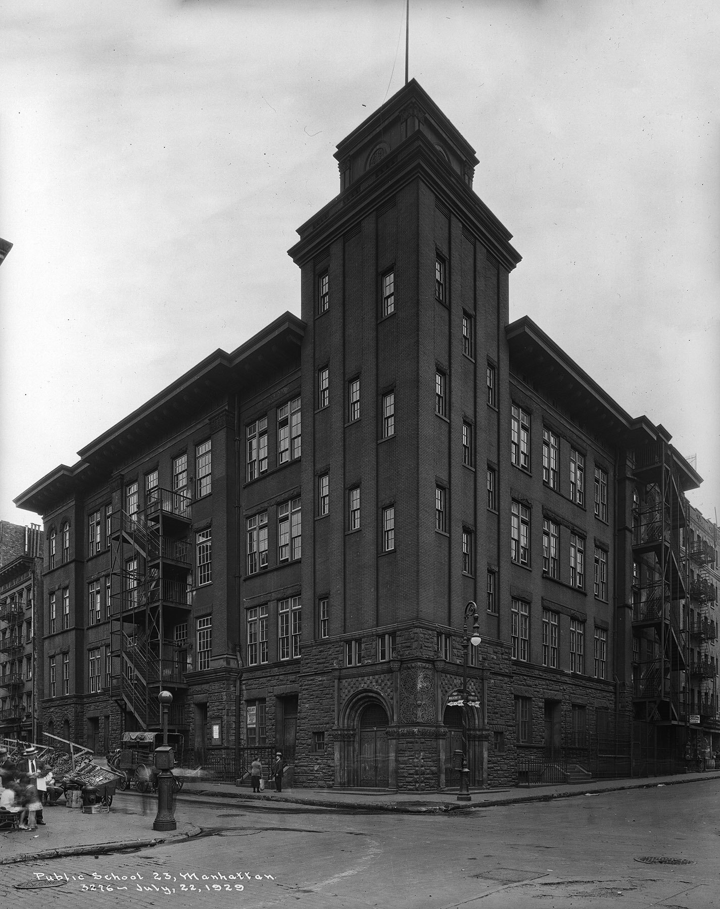 PS 23 Manhattan, July 22, 1929. BOE 3276, NYC Board of Education Collection, NYC Municipal Archives.