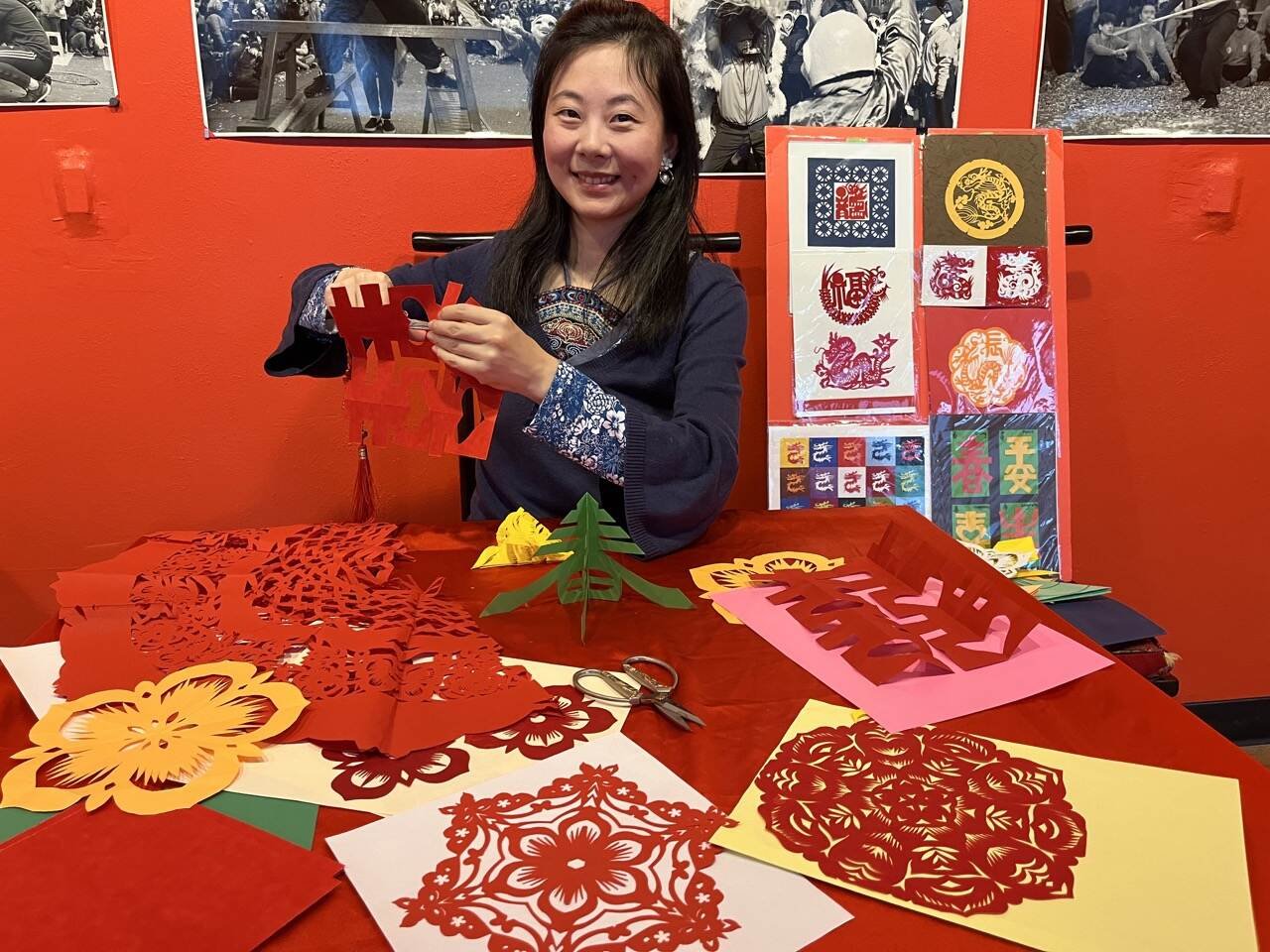 LNY Papercut Decorations w/ Ling Tang