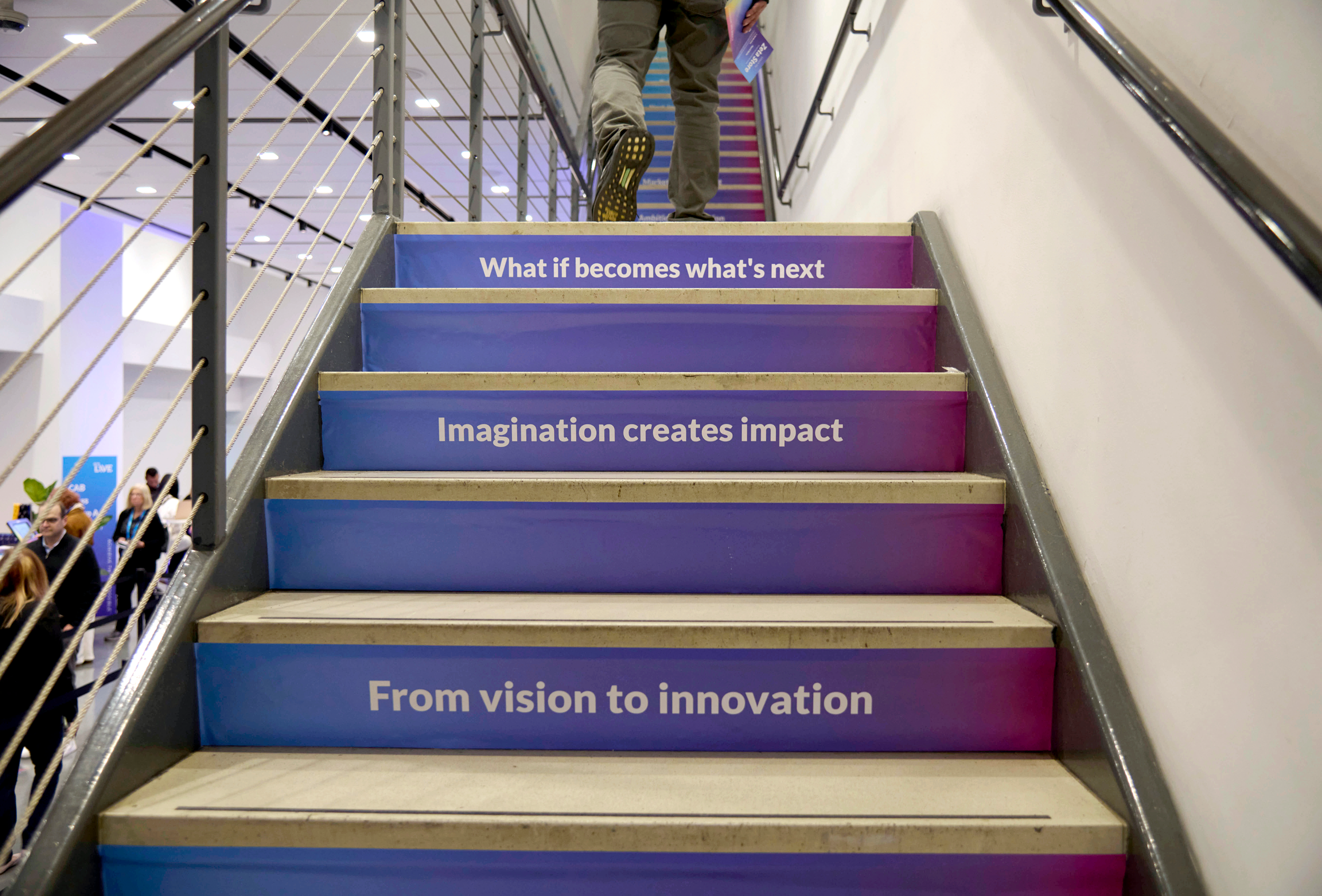The steps