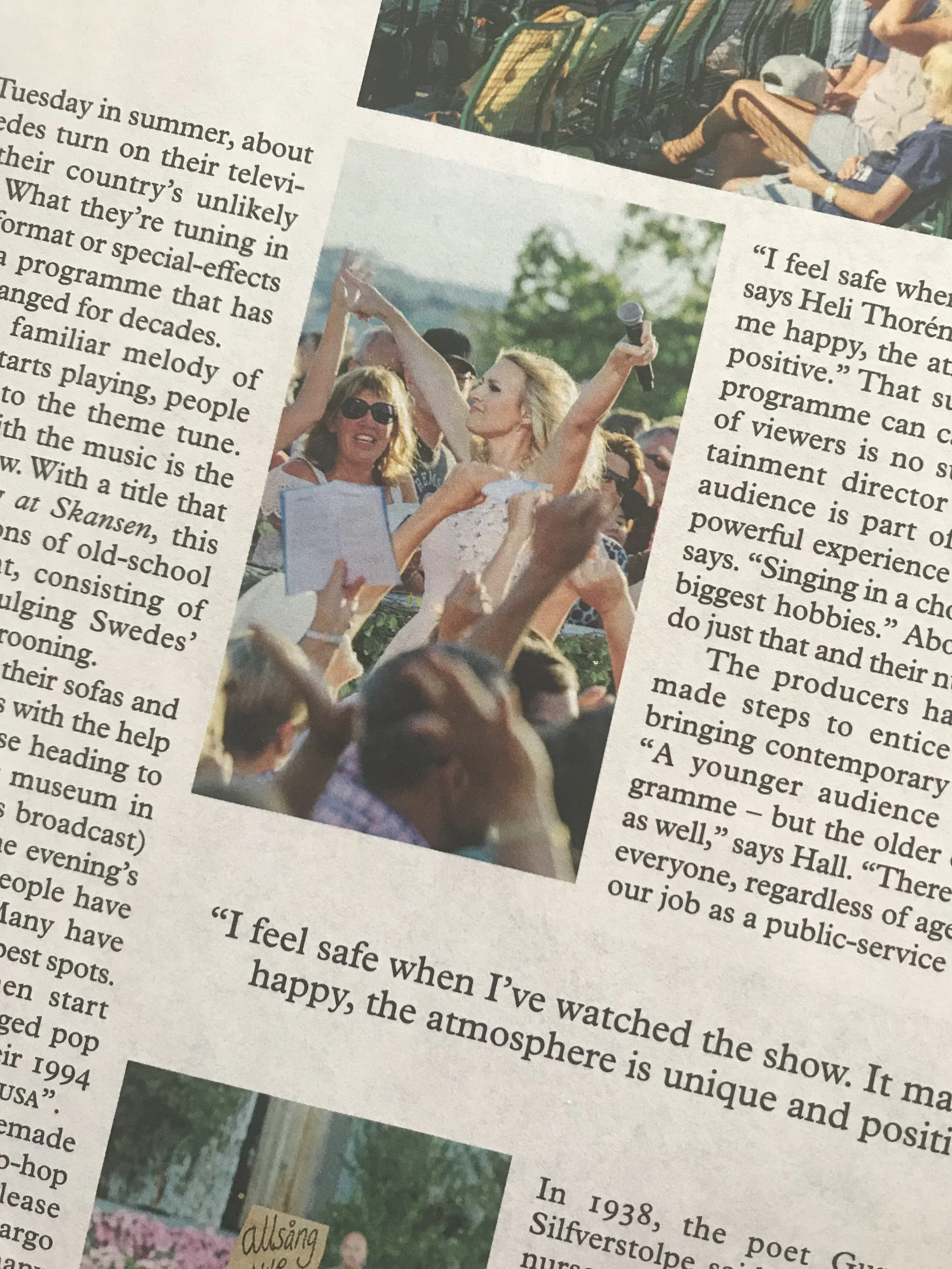 All together now... – Monocle, September 2018