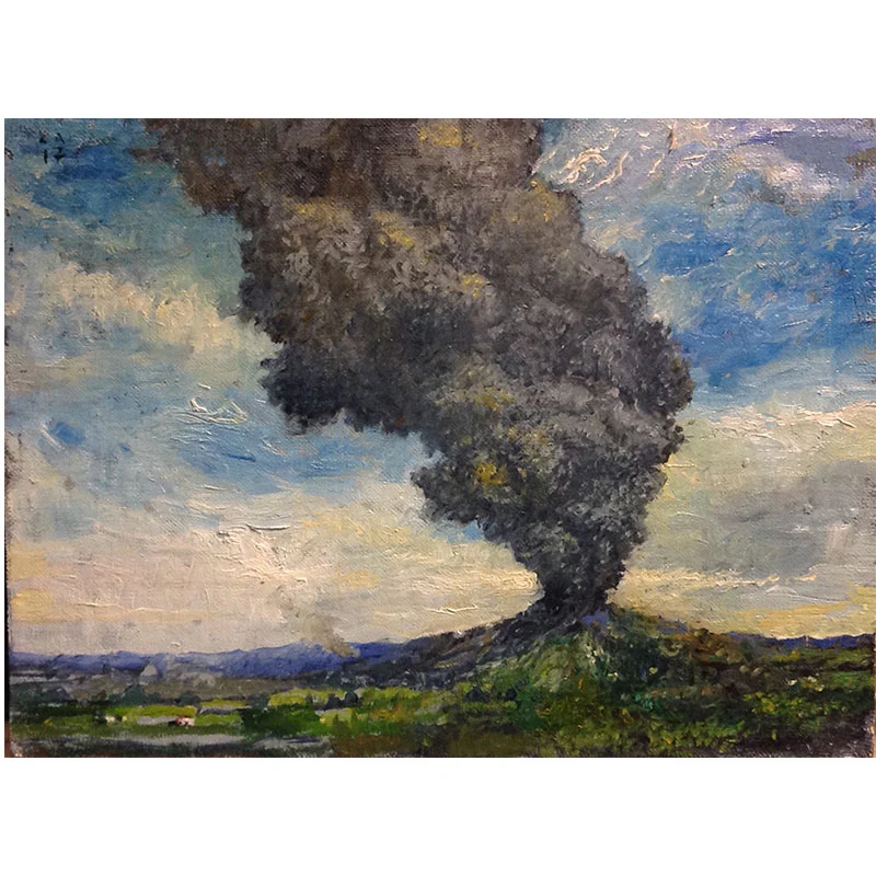 Study for Political Landscape , 2017 oil on linen over panel 6 x 8" 7 x 9" framed Inquire >