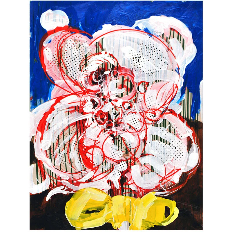 Passages #01 , 2014 acrylic and Flashe on paper 30 x 22" paper 34.5 x 27" framed Inquire > SOLD
