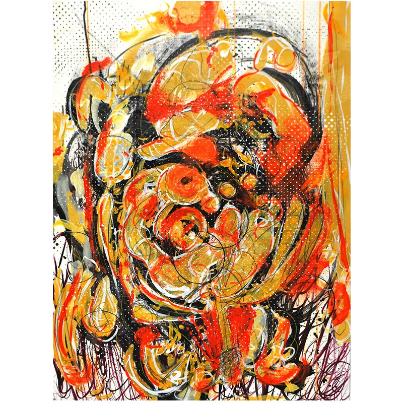 Passages #04 , 2015 acrylic and Flashe on paper 30 x 22" paper Inquire >