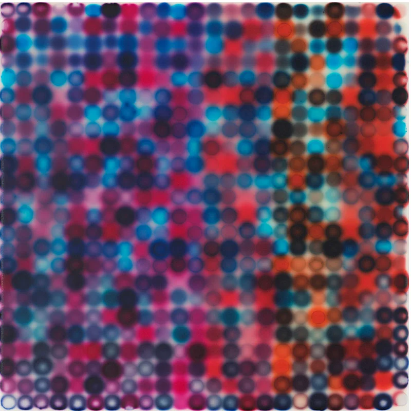 576 Variations , 2016 acrylic, inks, stains and spray paint on wood panel 12 x 12" Inquire >
