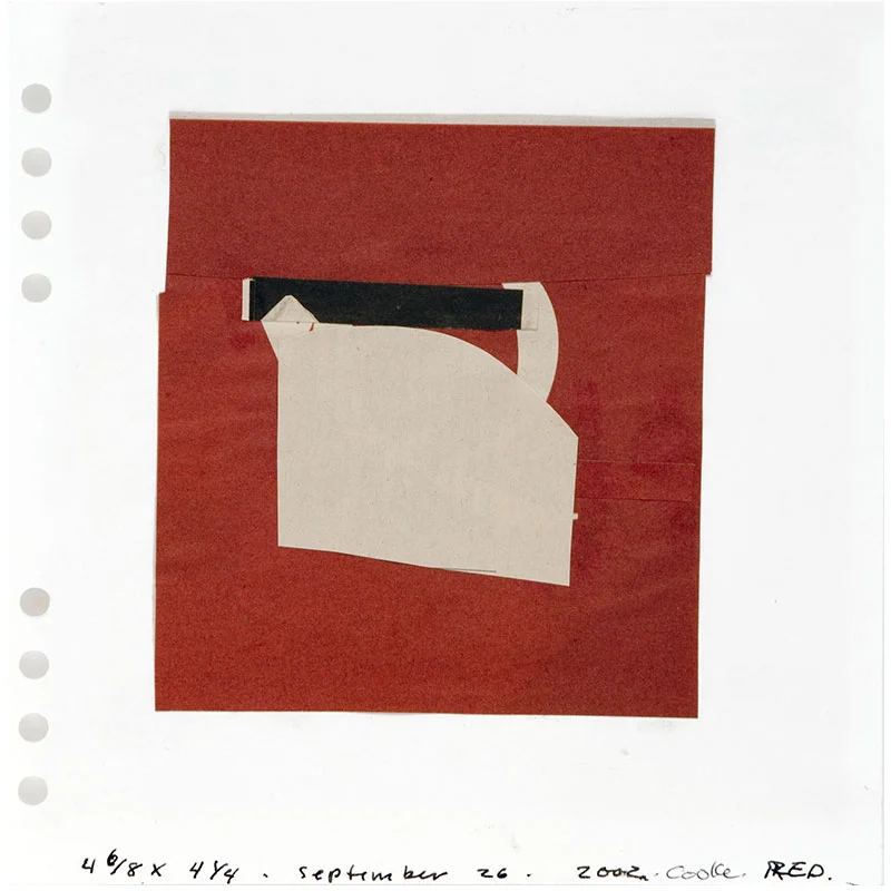 Red, September 26, 2002 , 2002 collage 7 x 7" image 17 x 15" framed Inquire >