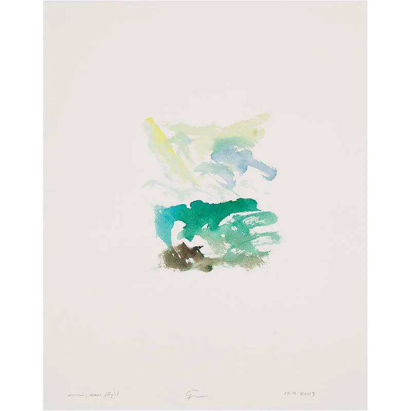 Morning Wave Flight , 2009 watercolor on paper 20.5 x 16.25" paper 23 x 19" framed Inquire >