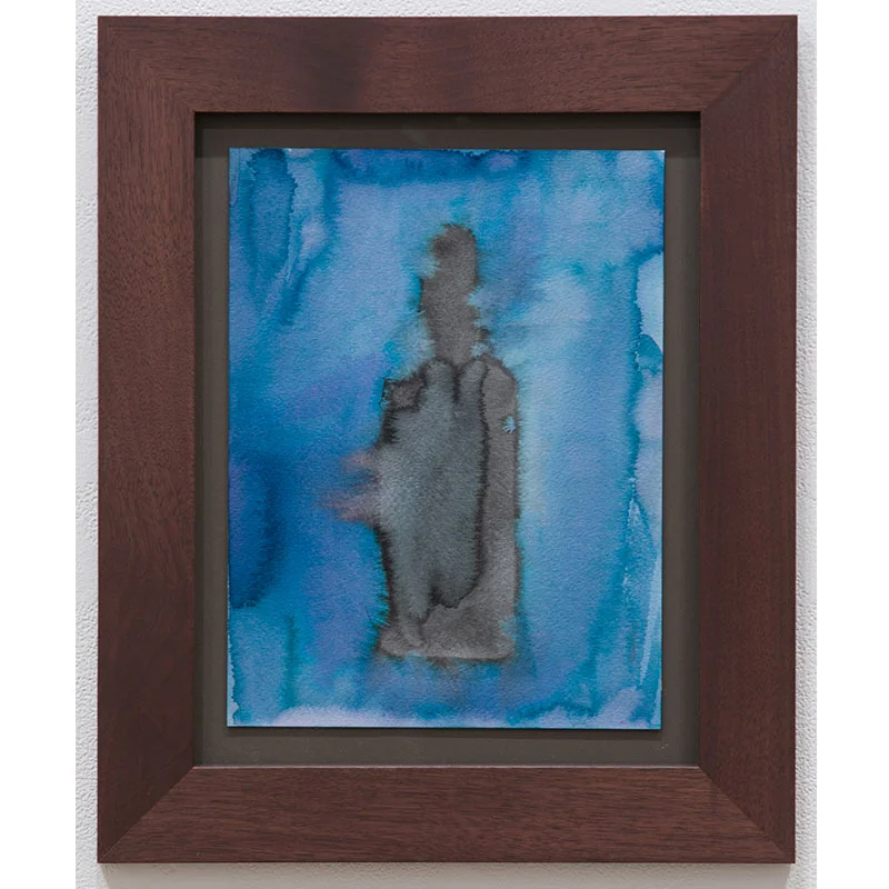 Shadow Blue , 2016 ink on paper 12 x 9" paper 17.5 x 14.5 x 1" framed Inquire >