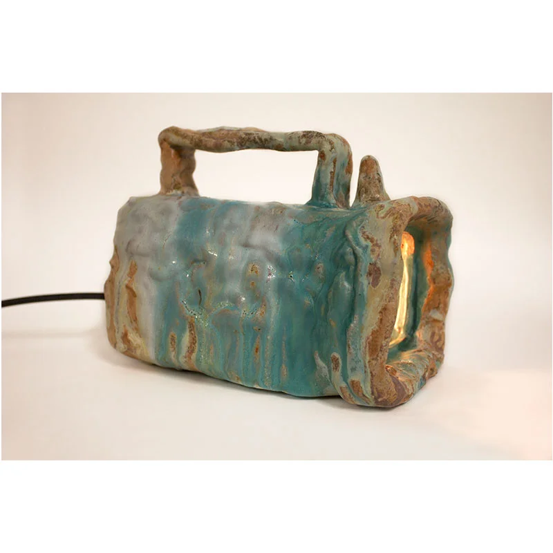 Flashlight (beam of memory #2) , 2016 ceramic, lighting hardware 6.25 x 8.5 x 5" Inquire >