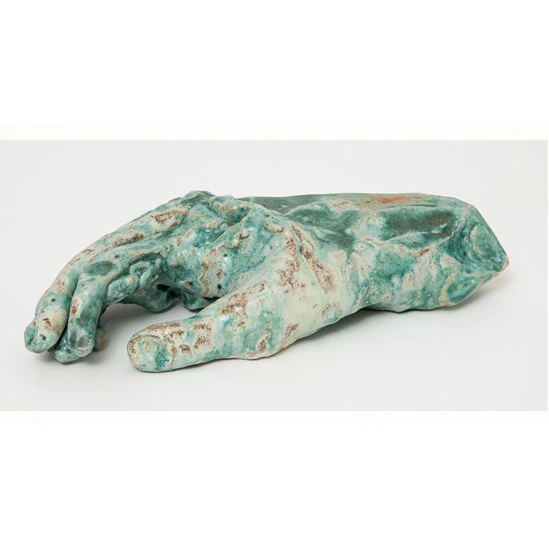 My Right Hand By My Left Hand , 2016 ceramic 2.75 x 10.75 x 5" SOLD