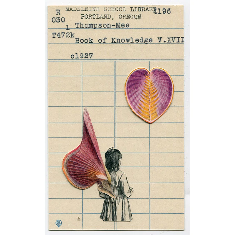 My friend is anemone #4196 , 2017 collage 5 x 3" Inquire >