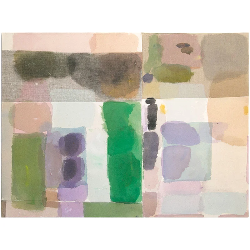 Land , 2017 acrylic on sewn linen and Korean muslin 36 x 48" Inquire >