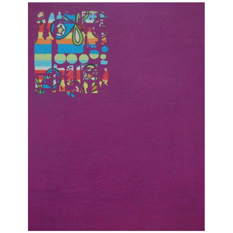 In the Course of Forming an Aggregate View (Violet) , 2012 acrylic on painted fleece on wood panel 30.25 x 23.5" Inquire >