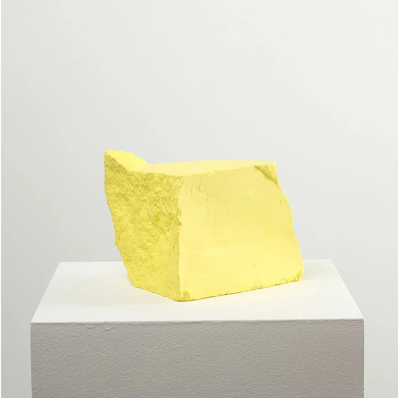 Jeremy Hof Yellow #2 , 2016 acrylic paint 6.5 x 5.5 x 5.5" Inquire >