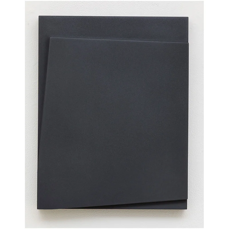 Julia Mangold Untitled, 2016-006 , 2016 pigment in lacquer on wood 17.75 x 15.75 x 2.75" Inquire >