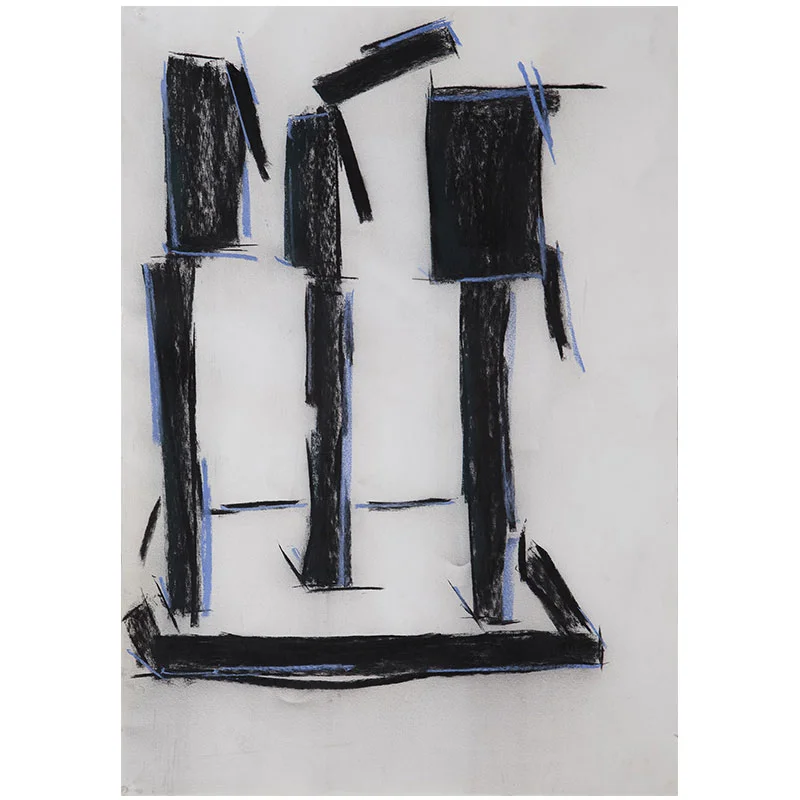 Dennis Gallagher Untitled (DG0197WP) , unknown pastel and charcoal on paper 44.5 x 29.75"
