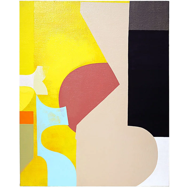 Pat Boas Untitled - PBo 72 , 2016 acrylic, flashe and oil on linen over panel 20 x 16"