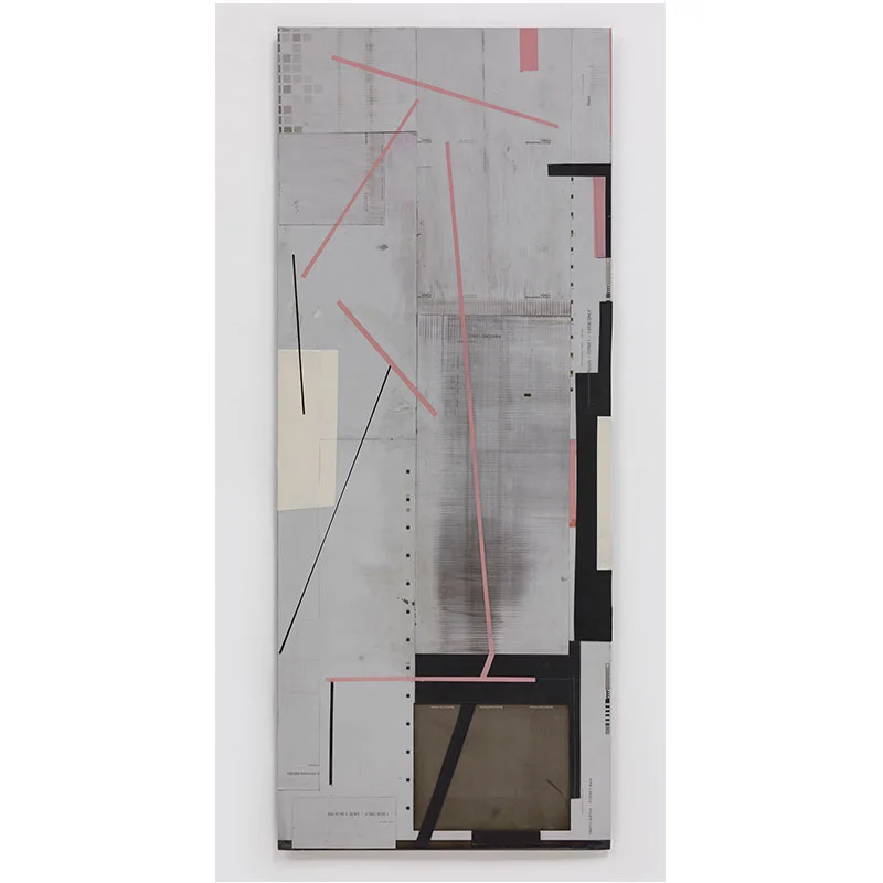 Smoke , 2018 aluminum, rubber and oil 58.5 x 24 x 1" Inquire >