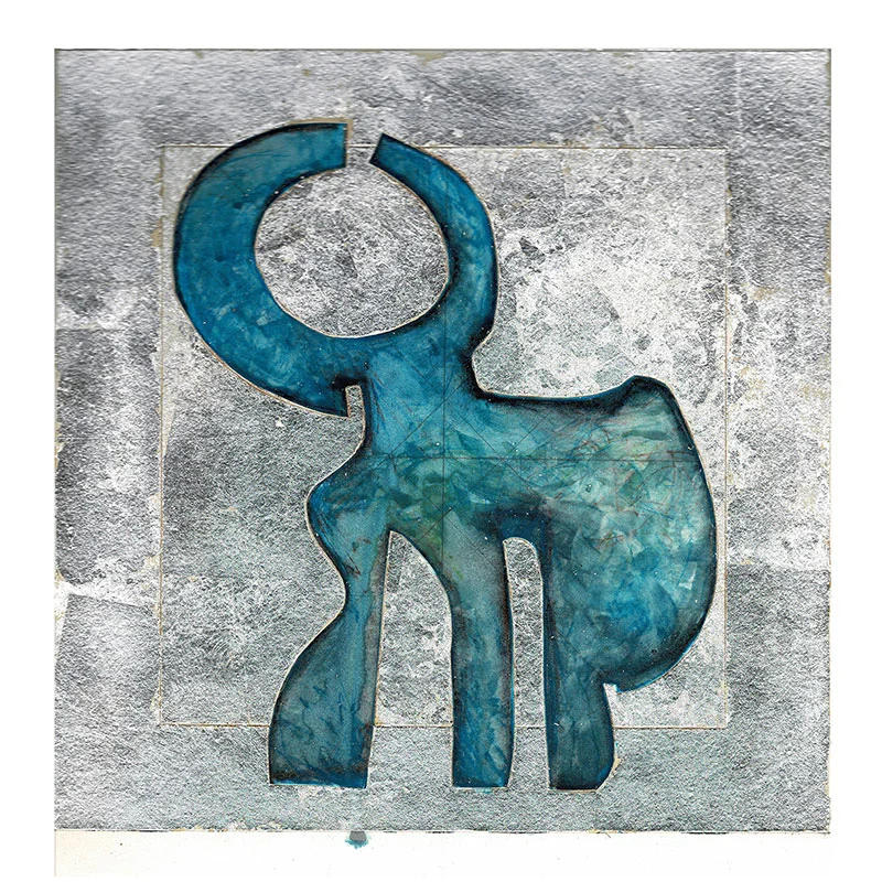 Beast III , 2006 mixed media collage on paper and board 19 x 18.5" framed Inquire > SOLD