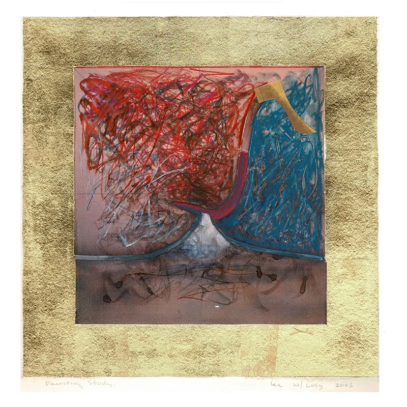 Painting Study , 2005 mixed media collage on paper and board 18.5 x 19" framed Inquire > SOLD