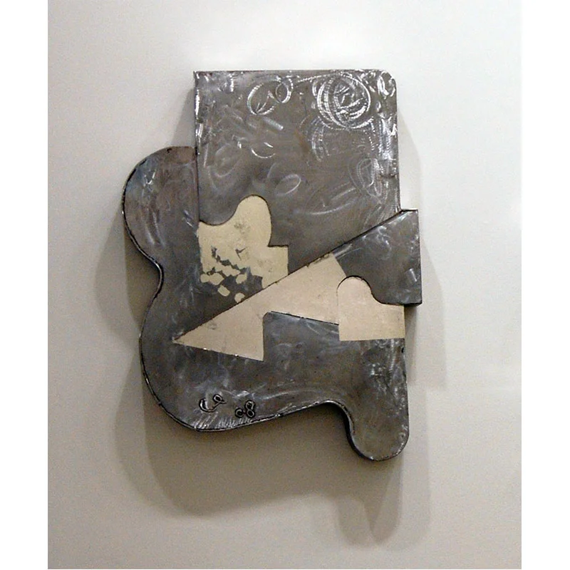 Doubtful Sound 2 , 2008 welded steel with white gold leaf 34.5 x 25.5 x 3" Inquire >