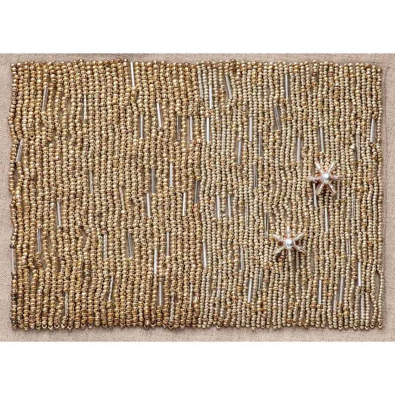 Cosmo 28 , 2018 bangle and seed beads 5 x 7" unframed 10.5 x 12.75" framed Inquire >