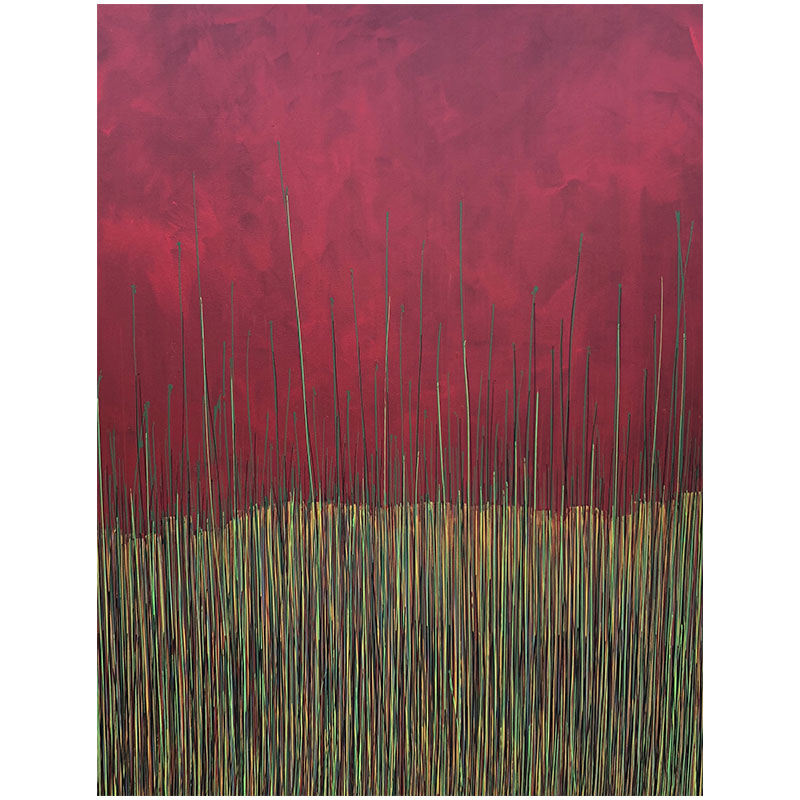 Passages #131: Everywhere At Once , 2018 acrylic and Flashe on canvas 60 x 48" Inquire >