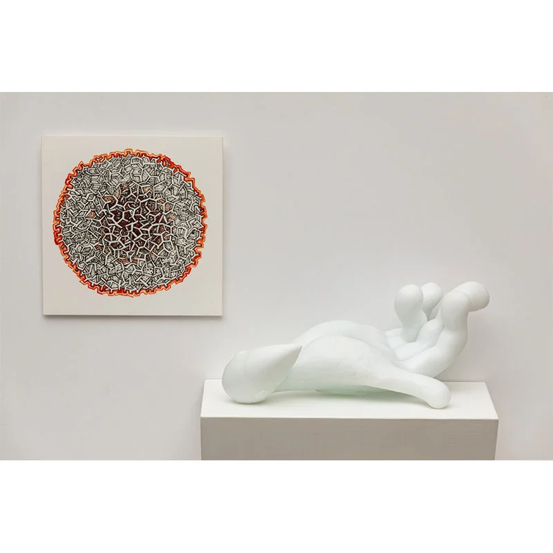 Untitled (bird hand) , 2017-18 glass, vitreous enamel, ceramic and wood 13 x 9.5 x 4.5" Inquire >