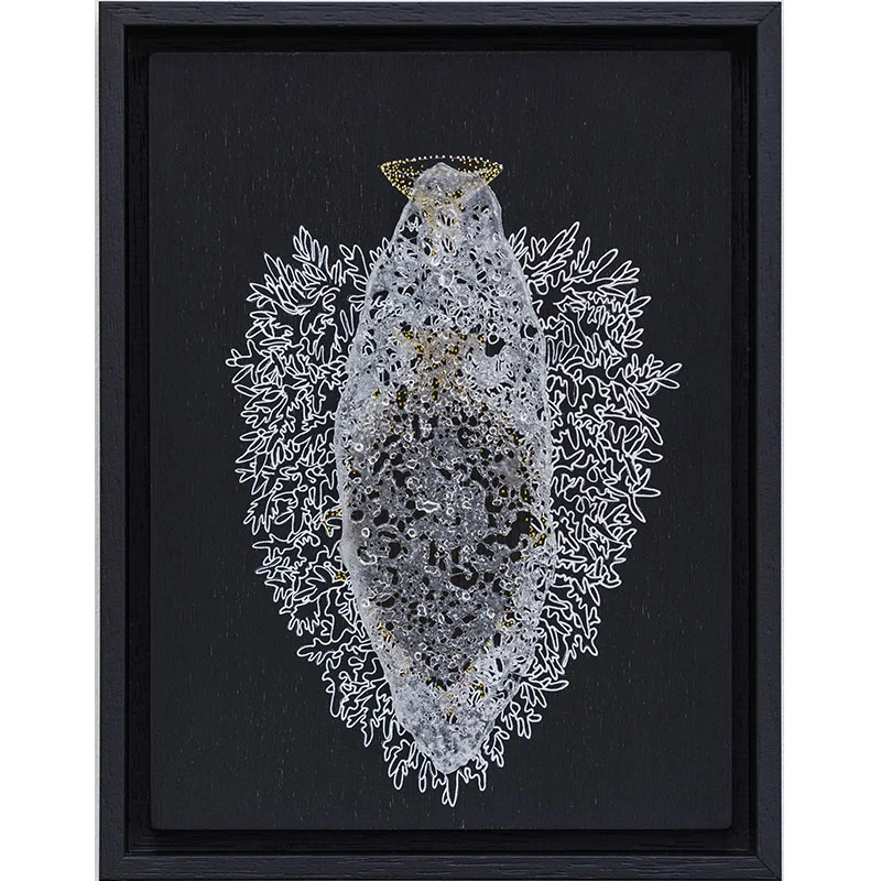 Held Inside , 2017 wood, ink, glass 13.5 x 10.5 x 2" framed Inquire >