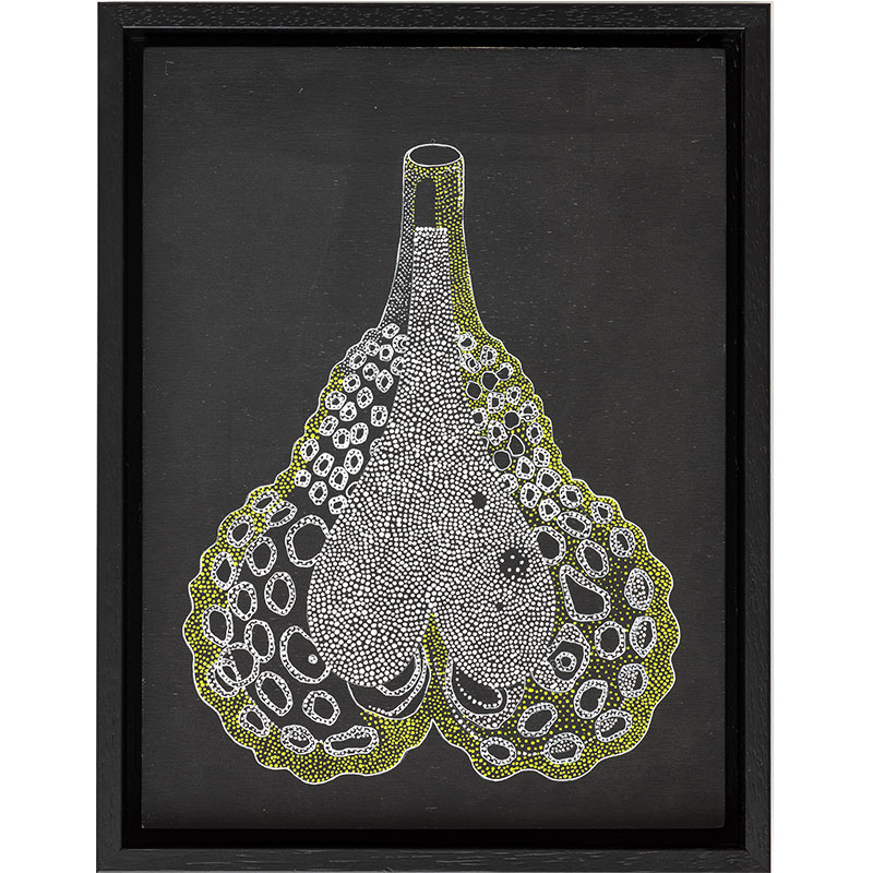 Untitled (lungs) , 2017-18 gouache ink 13.5 x 10.5 x 2" Inquire >