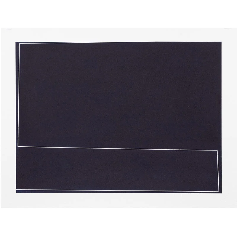 Untitled, 2018-0912 , 2018 indigo pigment in wax on paper 22 x 30" paper Inquire >