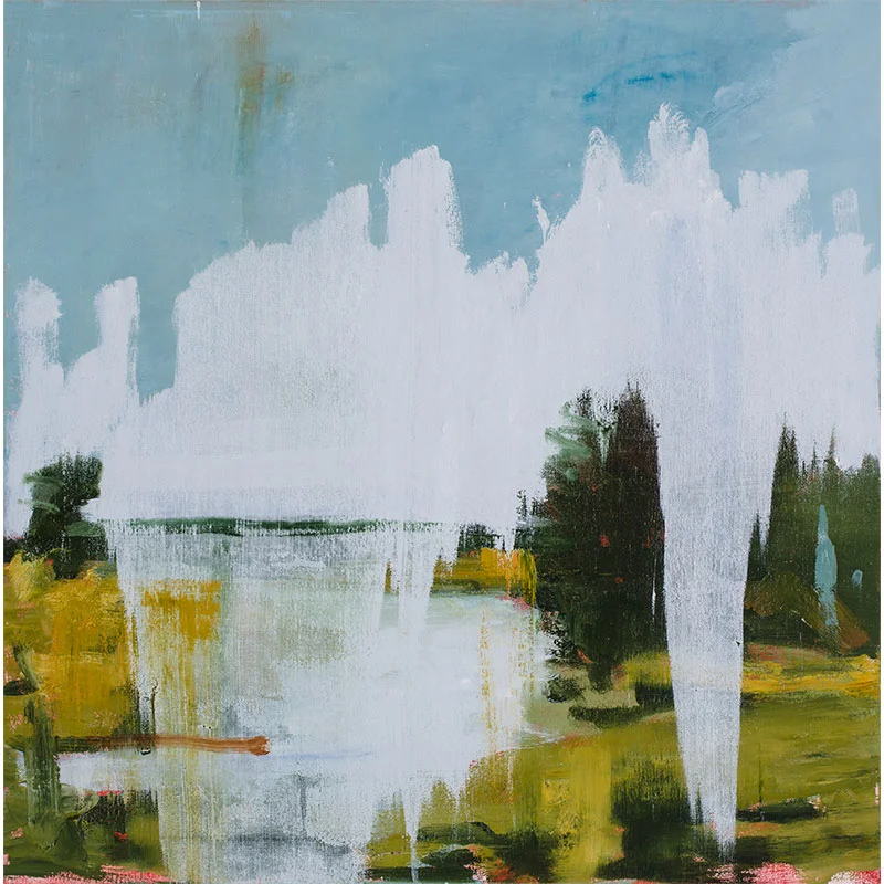 Luna , 2015 oil on canvas over panel 30 x 30" Inquire >