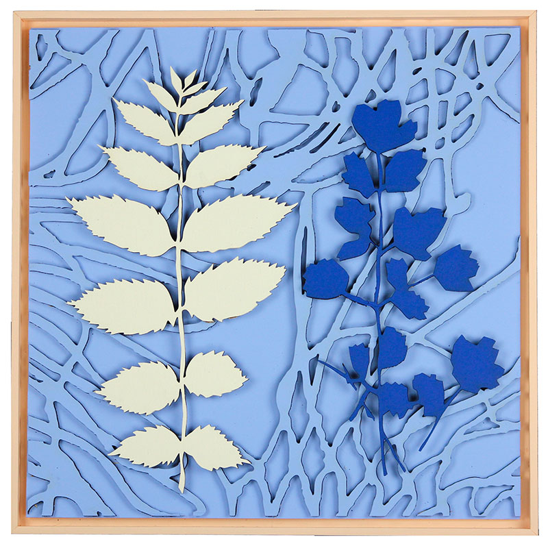 Remedy I , 2017 laser cut plywood with paint 15 x 15" Inquire >