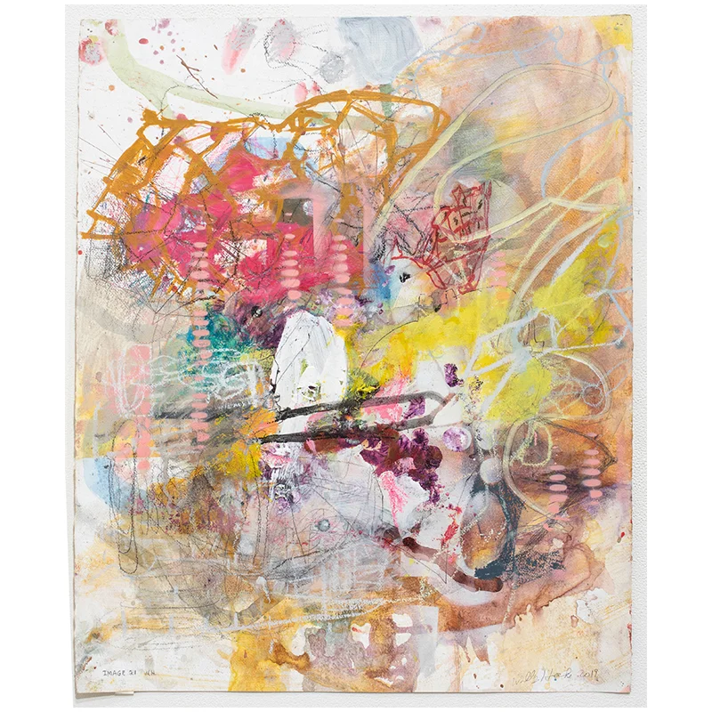 Image 21 , 2019 mixed media on paper 27 x 22" paper Inquire >