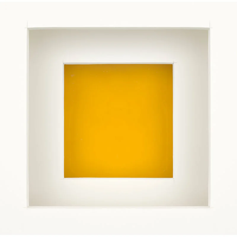 Untitled (egg yolk), 2018 photographic construction 34 x 35" image 35.75 x 36.25" framed Edition of 8, 2AP Inquire >