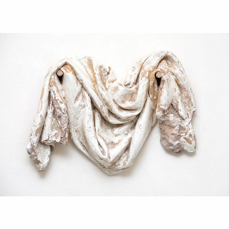 Pale Drape , 2018 ceramic & bronze 17 x 22 x 6" Inquire >